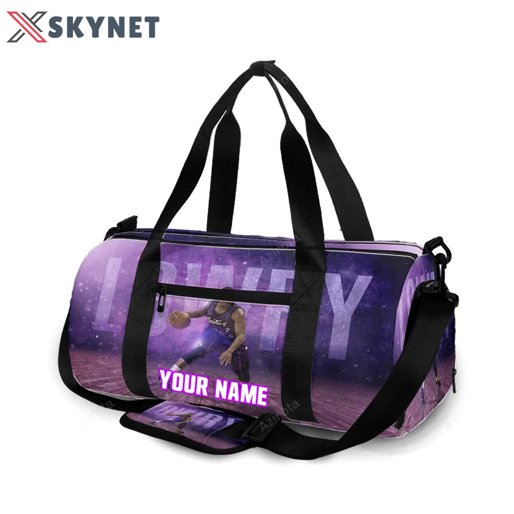 Toronto raptors kyle lowry1 personalized name travel bag gym bag 2417 Travel Bag