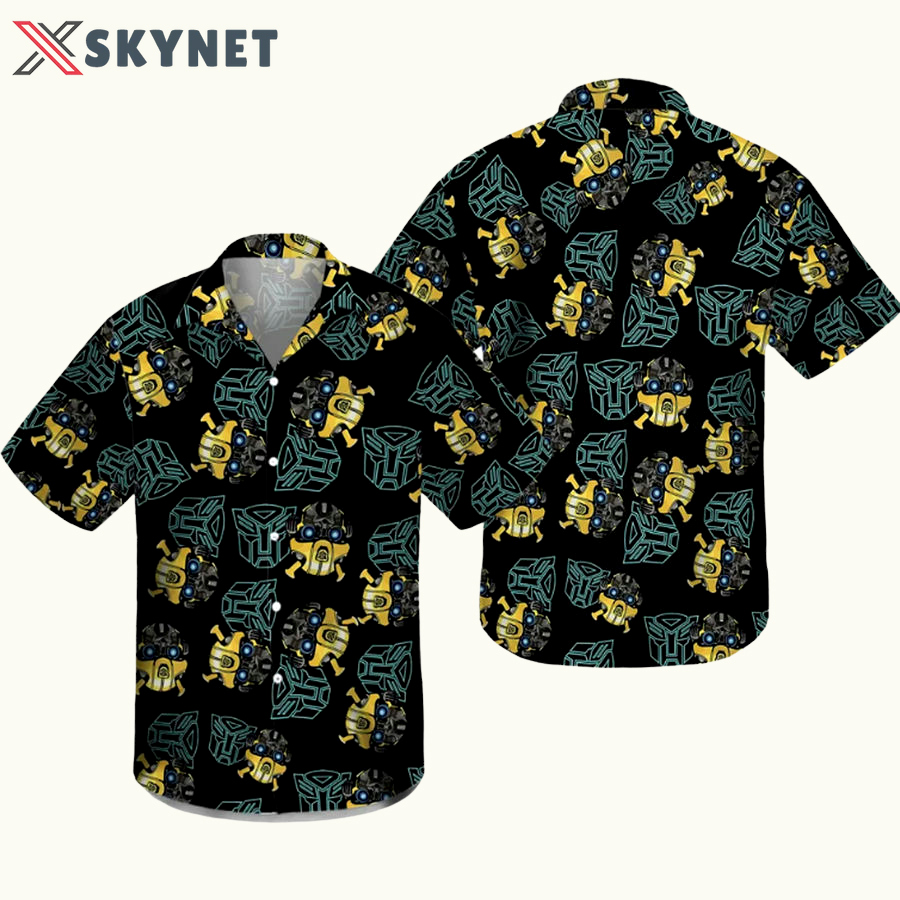 Transformers bumblebee hawaiian shirt Hawaii Shirt Shorts & Flip Flops