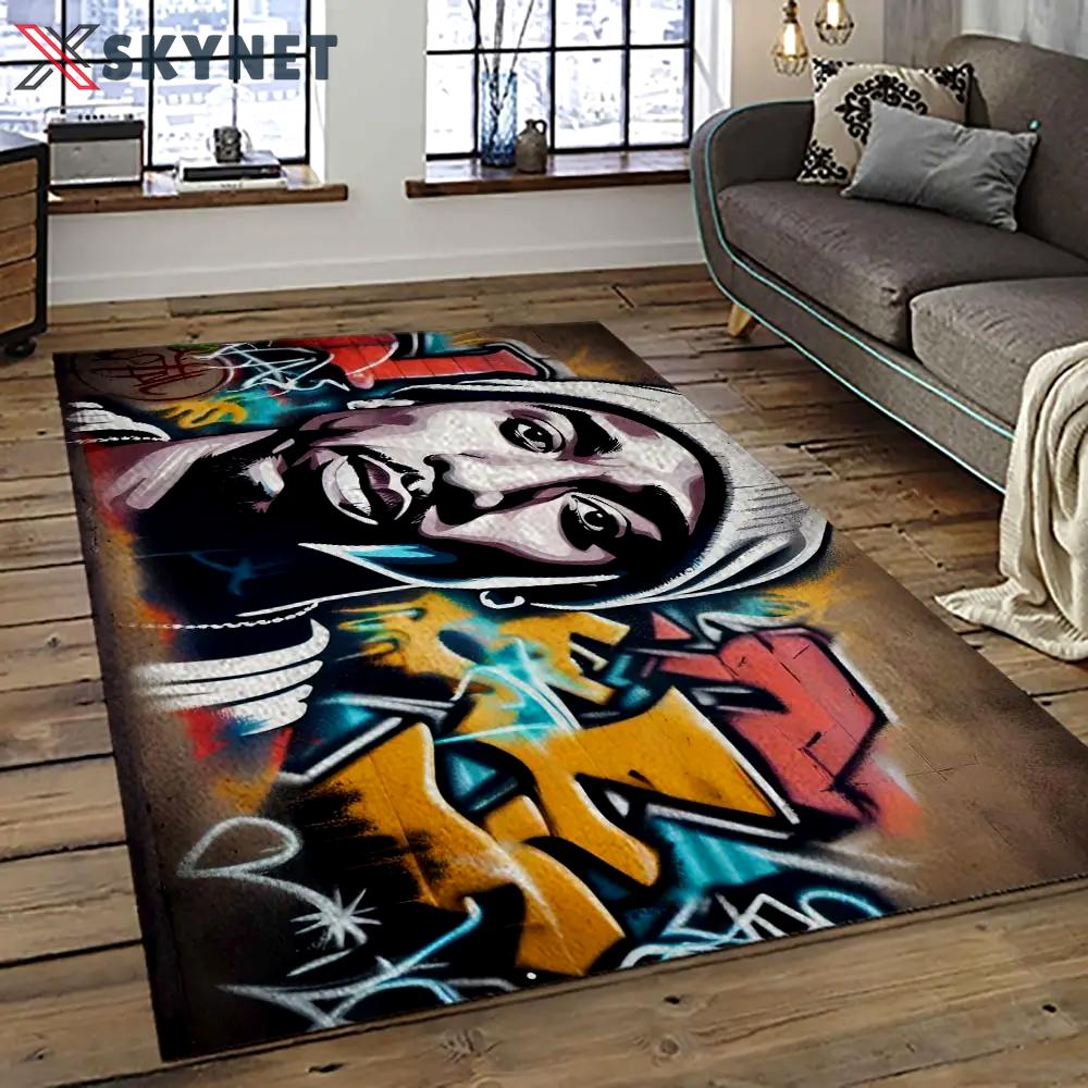 Tupac shakur rapper hiphop music rap carpet area rug home decor gift for fans gift for friends ts32 Rectangle Rug