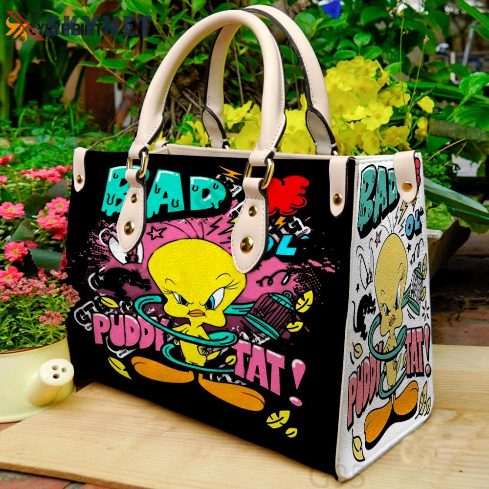 Tweety bird 11 leather hand bag gift for women’s day – perfect women s day gift g95 3499 Women Leather Hand Bag