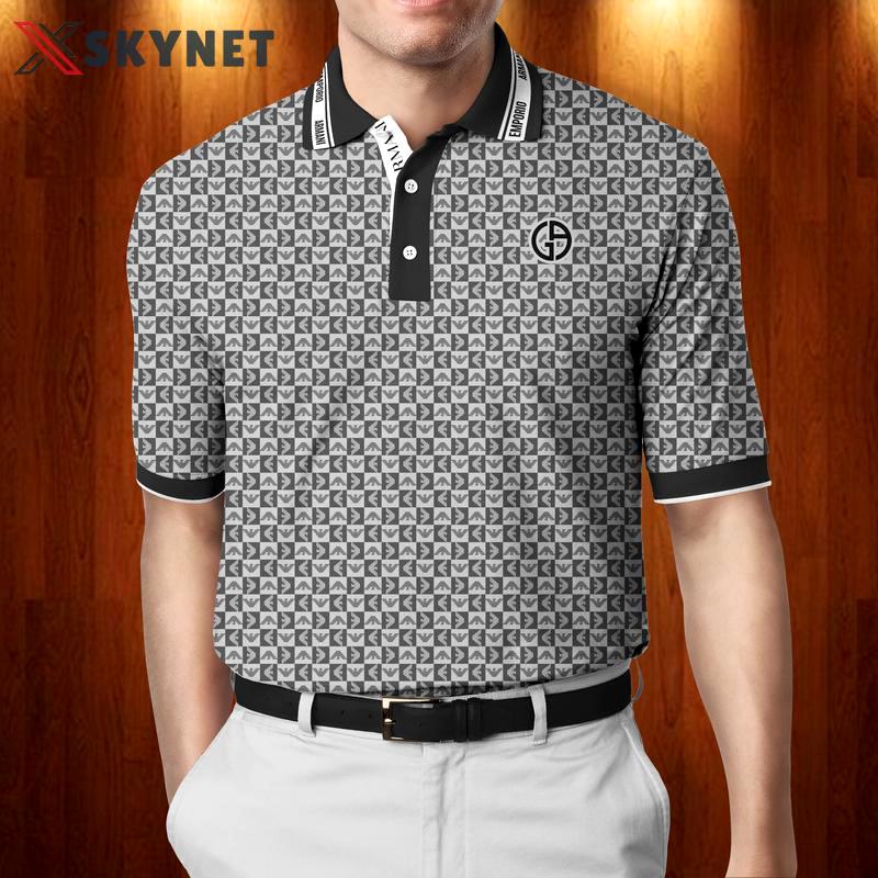 Upgrade your style with armani premium polo shirt trending outfit 2023 194 Polo Shirt