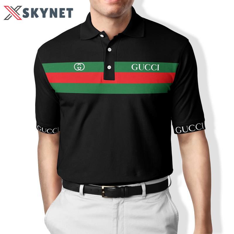 Upgrade your style with gucci premium polo shirt trending outfit 2023 120 Polo Shirt