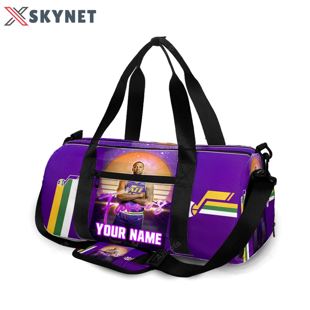 Utah jazz player v24 personalized name travel bag gym bag 2428 Travel Bag