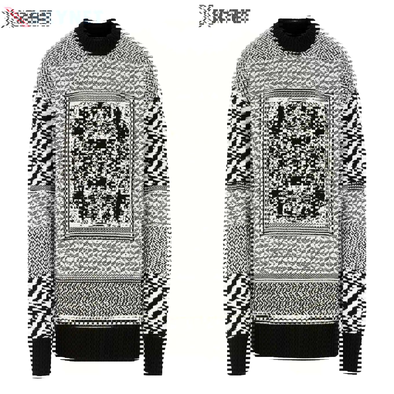 Versace luxury ugly sweater for winter hot 2024  style 891 Christmas Ugly Sweater