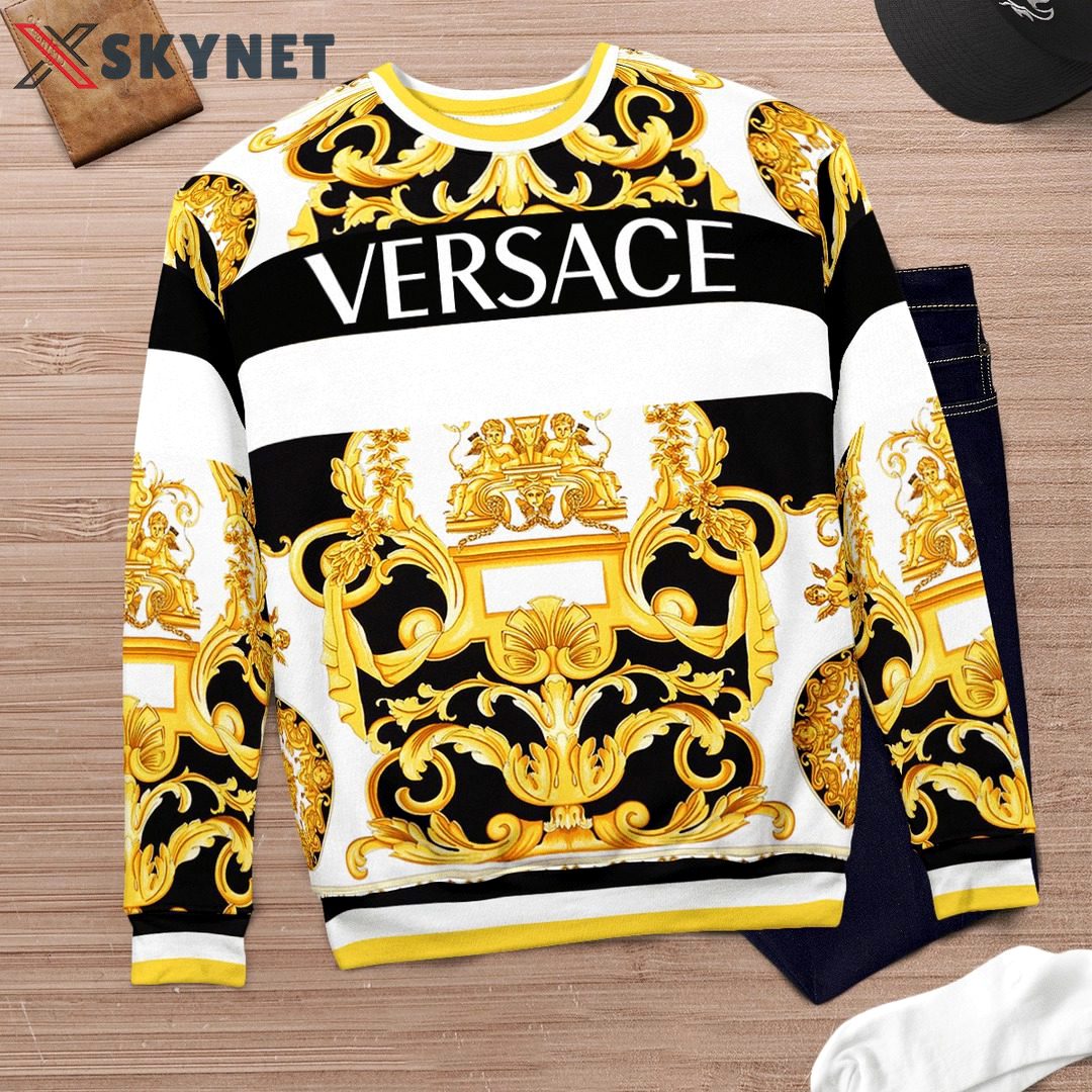 Versace luxury ugly sweater for winter lzu1404 Christmas Ugly Sweater