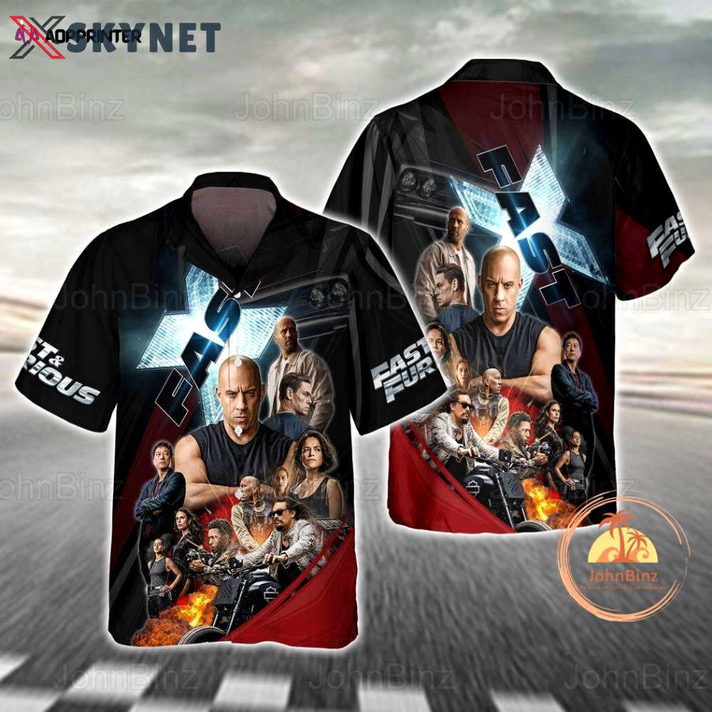 Vintage fast and furious hawaiian shirt: dominic toretto s men s short sleeve gift Hawaii Shirt