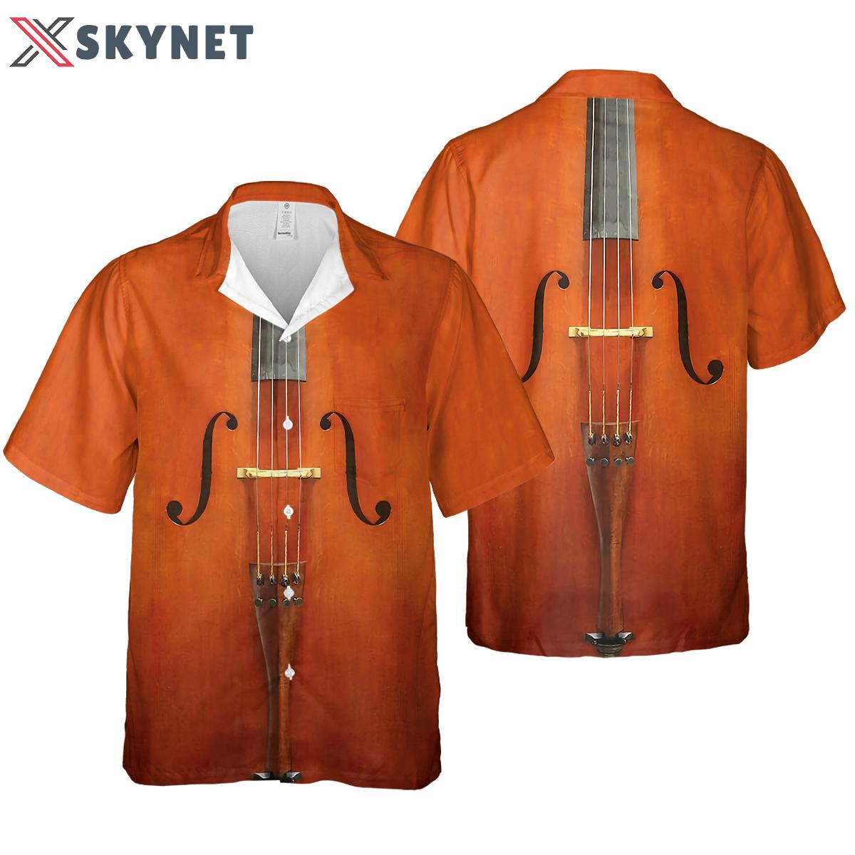 Violin cello hawaiian shirt Hawaii Shirt Shorts & Flip Flops