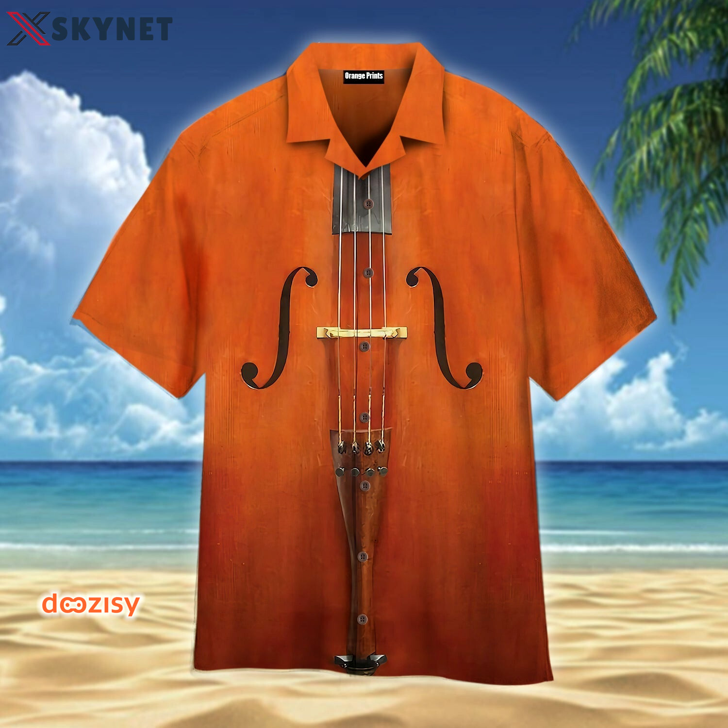 Violin, cello, musical instruments, and hawaiian shirts Hawaii Shirt Shorts & Flip Flops