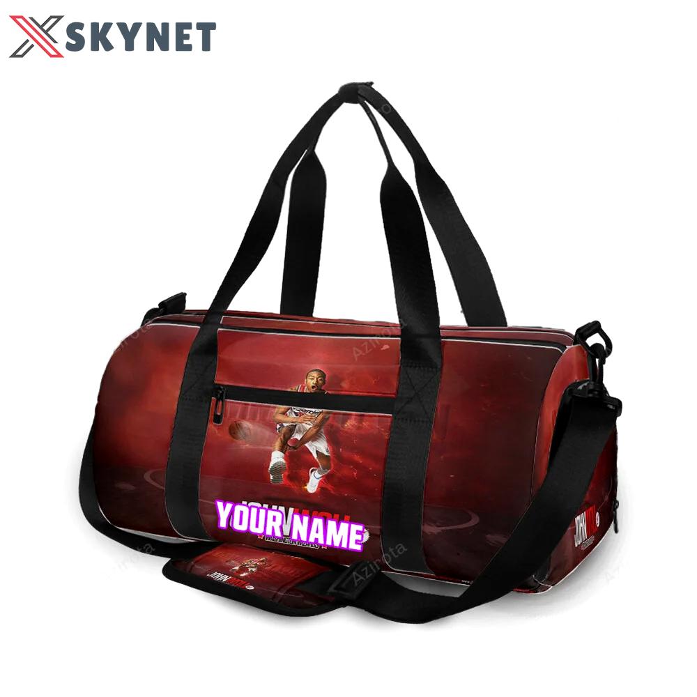 Washington wizards john wall4 personalized name travel bag gym bag 2633 Travel Bag