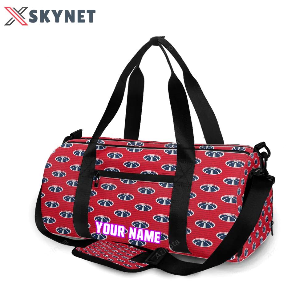 Washington wizards6 personalized name travel bag gym bag 2625 Travel Bag