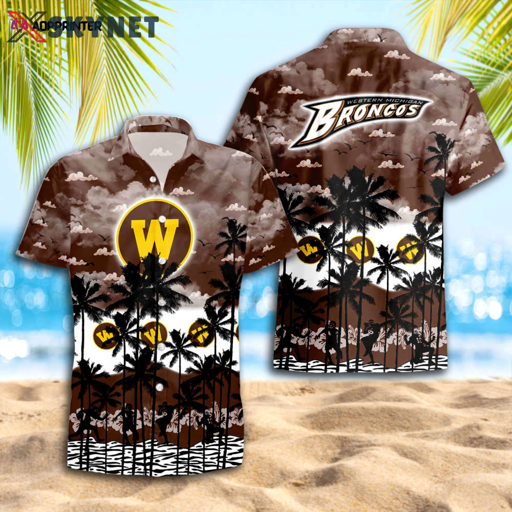 Western michigan broncos hawaiian shirt gift men women gift men women trending summer. gift for fan s88912 Hawaii Shirt