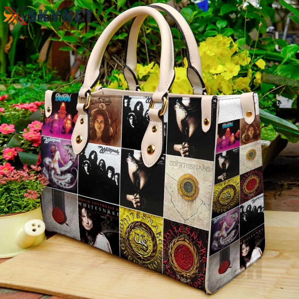 Whitesnake leather bag for women gift 788 Women Leather Hand Bag