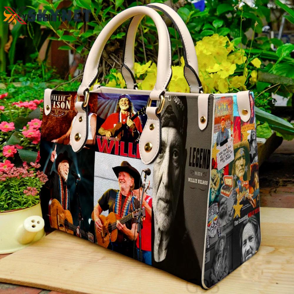 Willie nelson 1 leather bag for women gift 4029 Women Leather Hand Bag