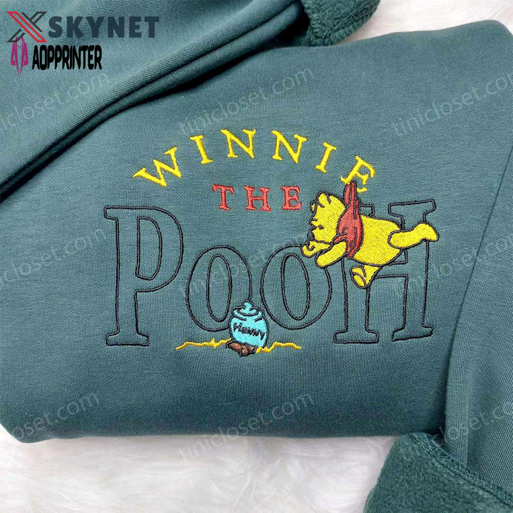 Winnie pooh & disney embroidered sweatshirt: best family gifts Embroidered Shirt