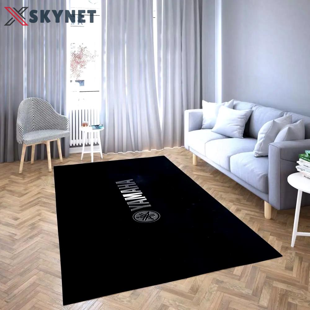 Yamaha area rug dark logo living room carpet rug regtangle carpet floor decor home decor Rectangle Rug