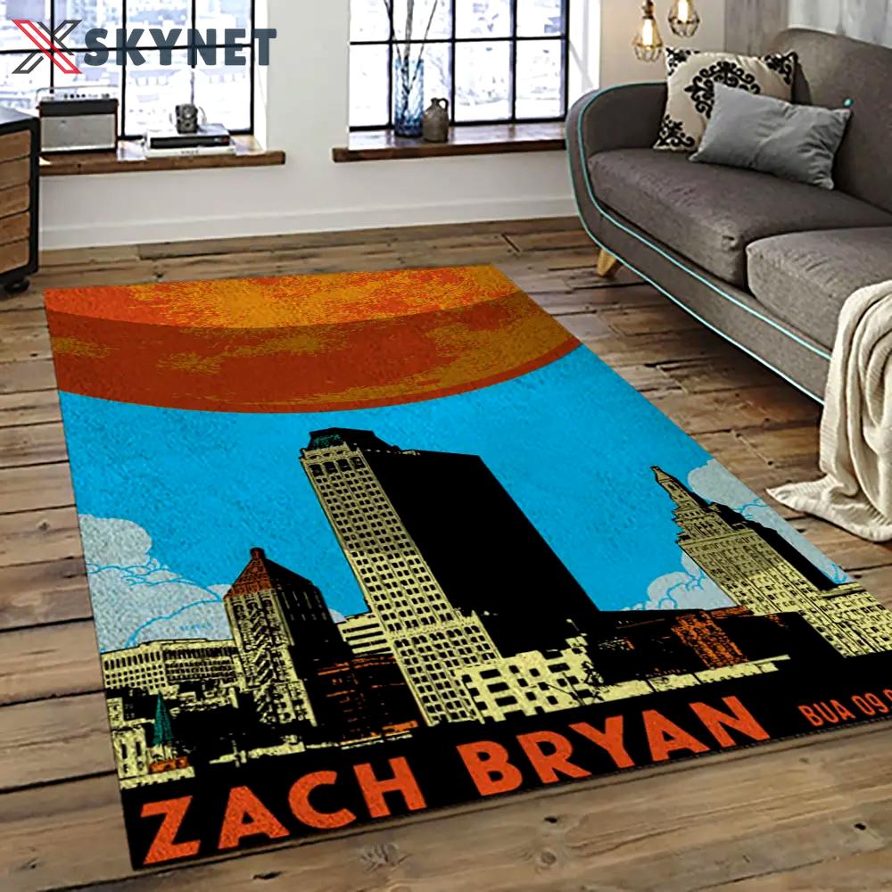 Zach bryan country rock music retangle carpet area rug home decor best gift for fan and friends zb31 Rectangle Rug