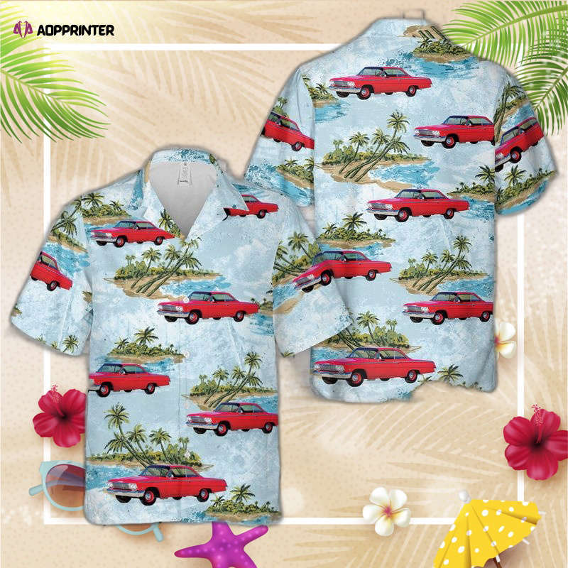 1962 chevrolet bubble top bel air hawaiian shirt, gift for men women Hawaii Shirt