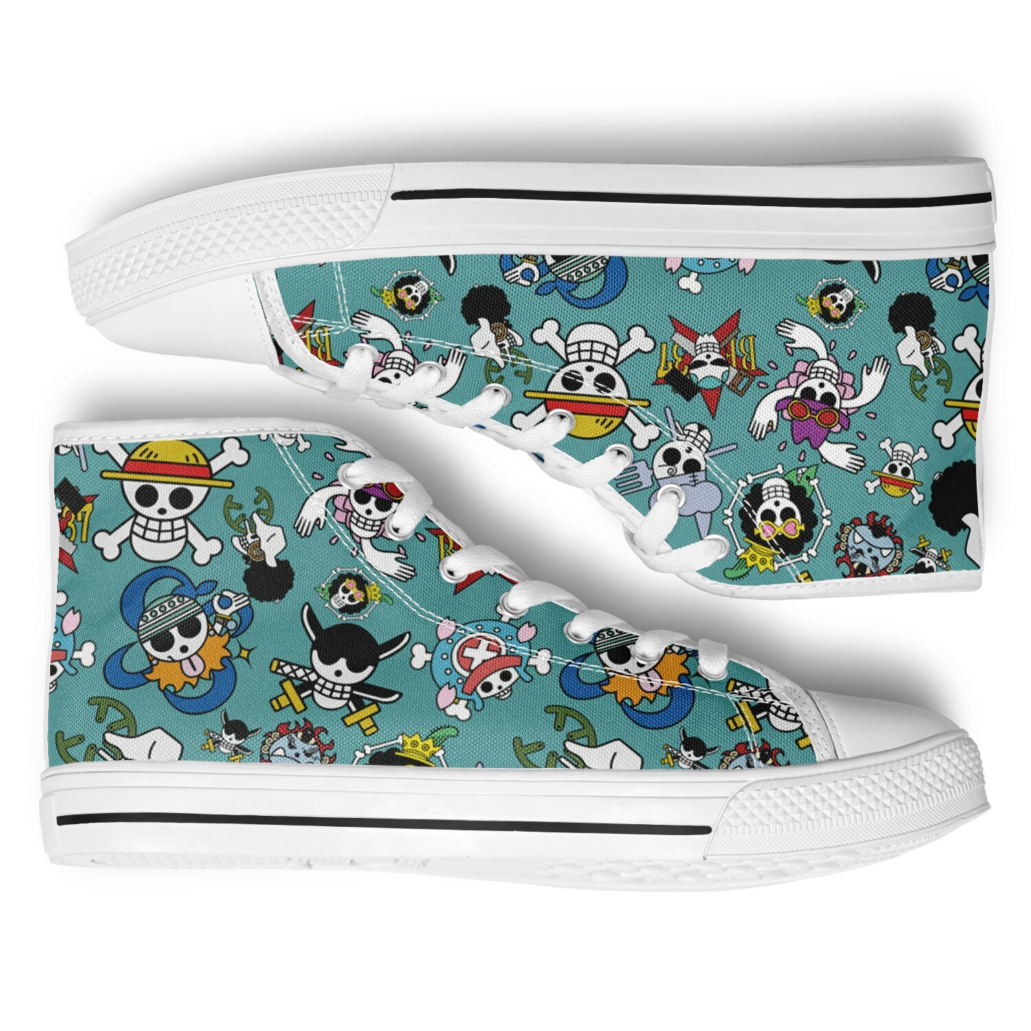 High Top Canvas Shoes - Superior Quality Materials, Step Out in Style Now!