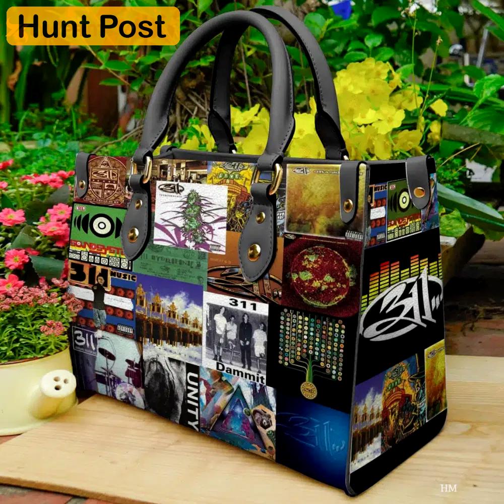 311 band leather handbag gift for women 469 Women Leather Hand Bag