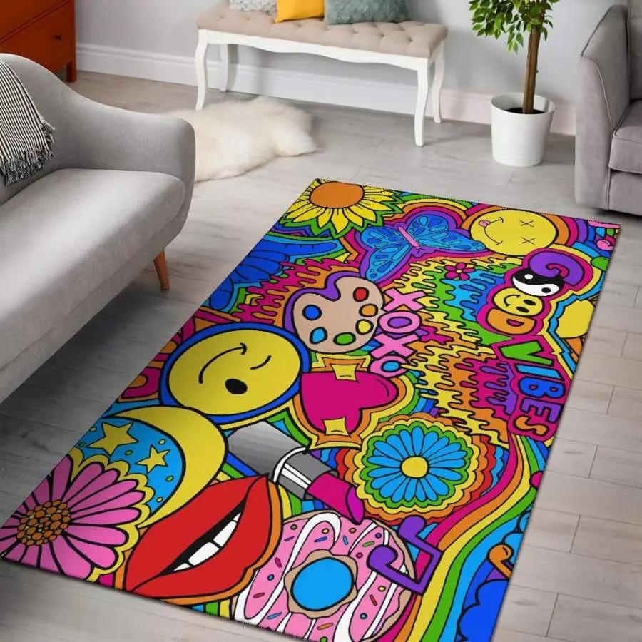 3d print area rug living room rug home decor Rectangle Rug