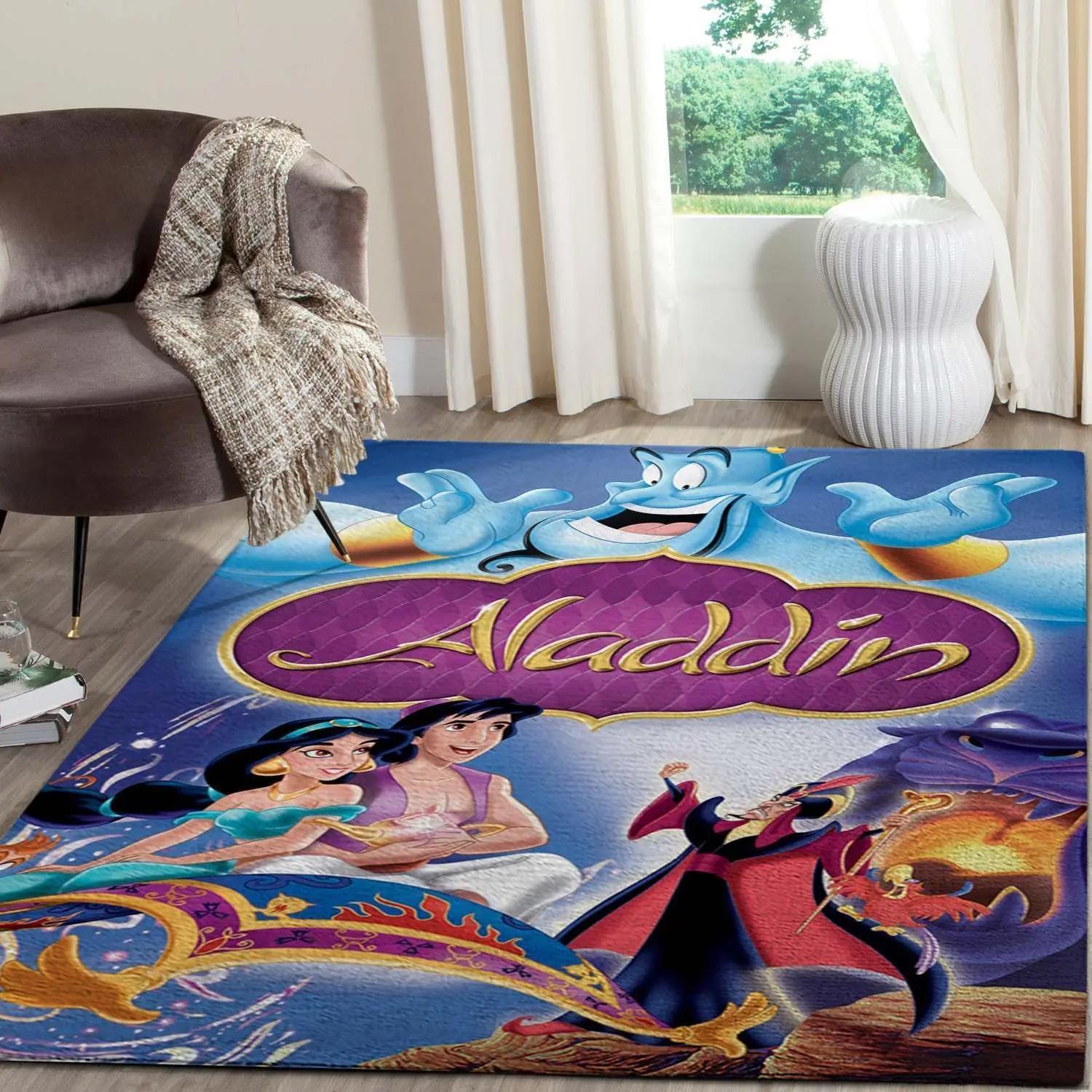 Aladdin disney living room rug home decor carpet rug living room 20030317 Rectangle Rug