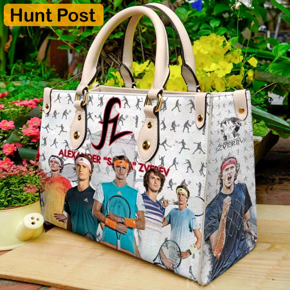 Alexander zverev leather handbag  gift for women 4596 Women Leather Hand Bag