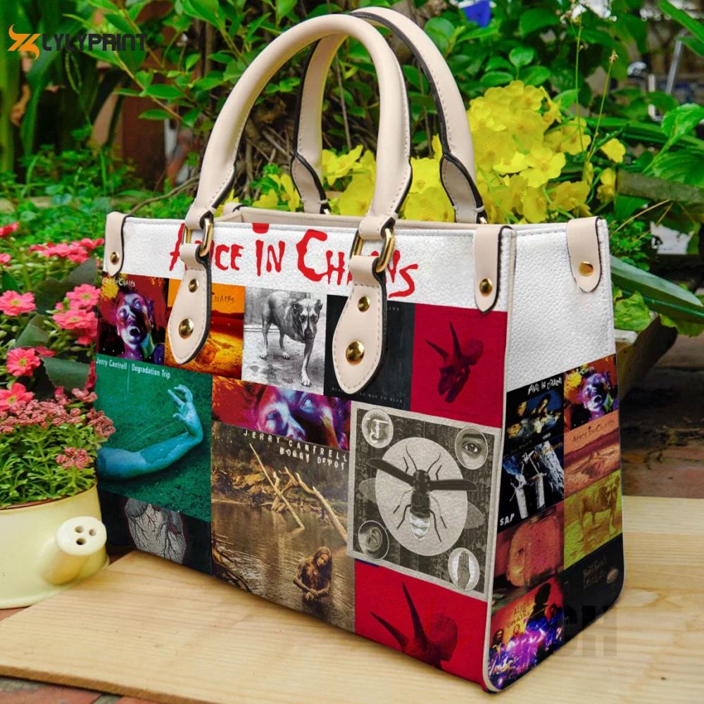Alice in chains jerry cantrell leather bag for women gift 4011 Women Leather Hand Bag