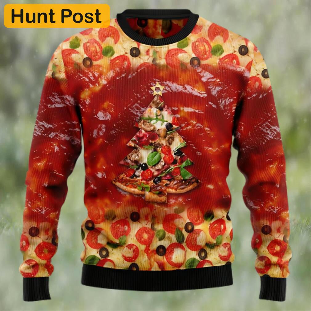 All i want for christmas is pizza ugly christmas sweater Christmas Ugly Sweater