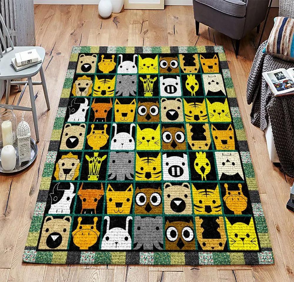 Animal rug ccc19101421 rug living room area rug home decor Rectangle Rug