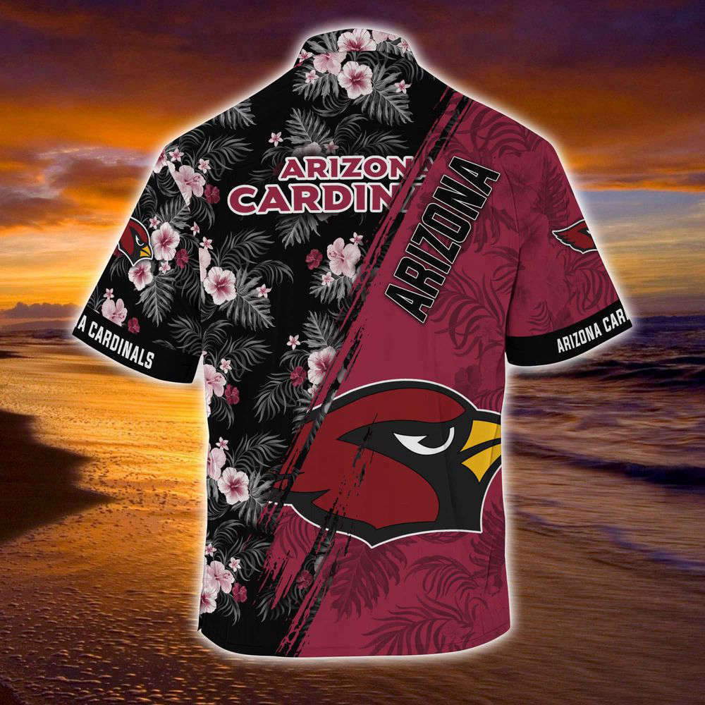 Arizona cardinals nfl-summer hawaii shirt mickey and floral pattern for sports fans Hawaii Shirt