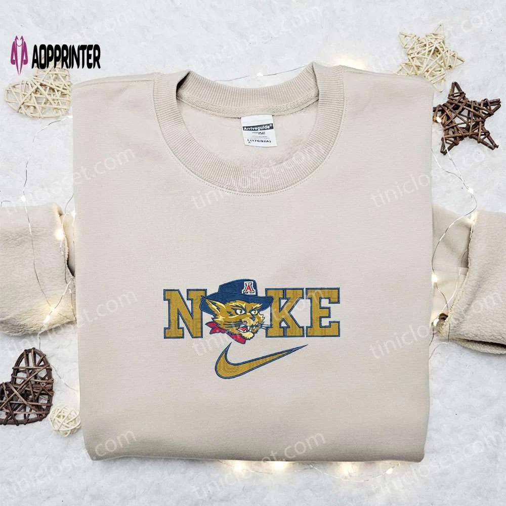Arizona wildcats x nike embroidered shirt & nba sports hoodie: ultimate fandom gift idea Embroidered Shirt