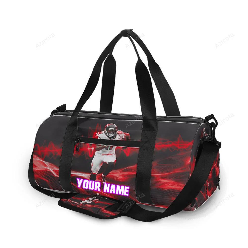 Atlanta falcons julio jones 11 v7 personalized name travel bag gym bag 187 Travel Bag