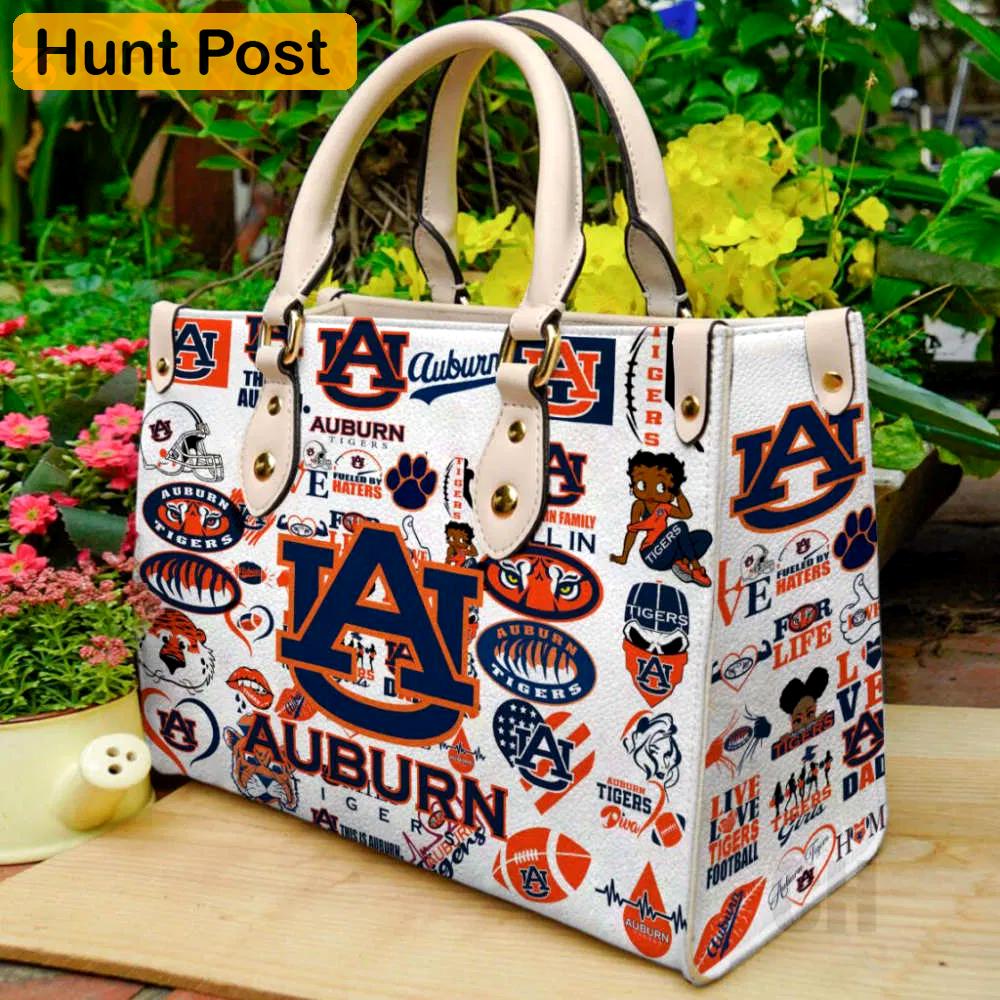 Auburn tigers leather handbag gift for women 526 Women Leather Hand Bag