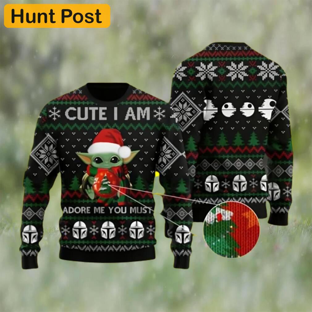 Baby yoda cute i am the baby yoda ugly christmas sweater Christmas Ugly Sweater