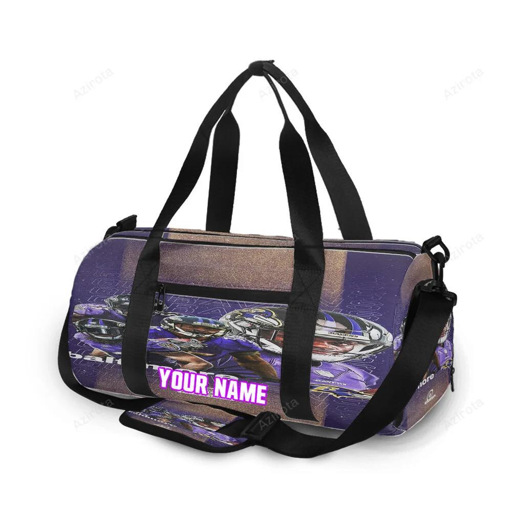 Baltimore ravens team8 personalized name travel bag gym bag 76 Travel Bag