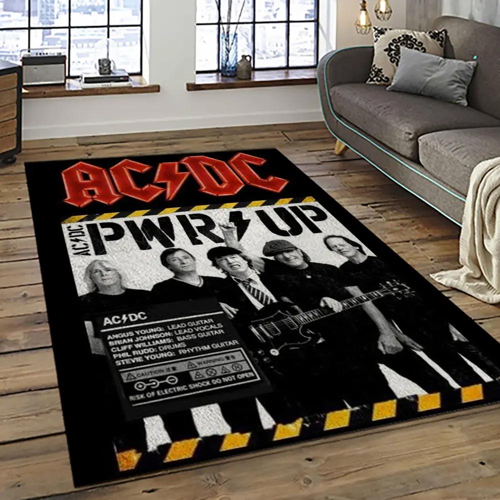 Band ac/dc music carpet rectangle area rug for living room bedroom decor acdc25 Rectangle Rug