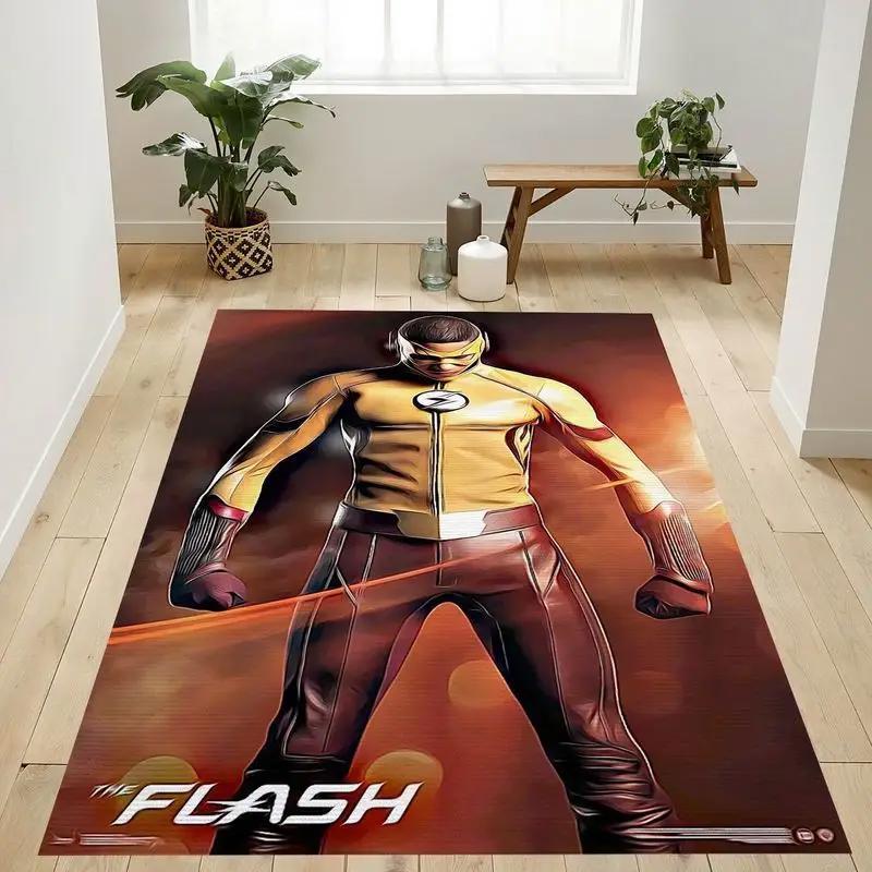 Bart allen dc comics tv kid flash area rug living room and bed room rug rug regtangle carpet floor decor home decor Rectangle Rug
