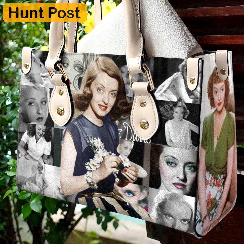 Bette davis leather handbag 2 3419 Women Leather Hand Bag