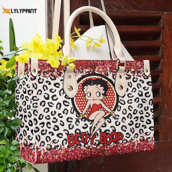 Betty boop leather bag for women gift 4072 Women Leather Hand Bag