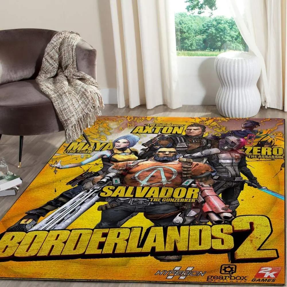 Borderlands gaming area rugs living room carpet fn140125 rug regtangle carpet floor decor home decor Rectangle Rug