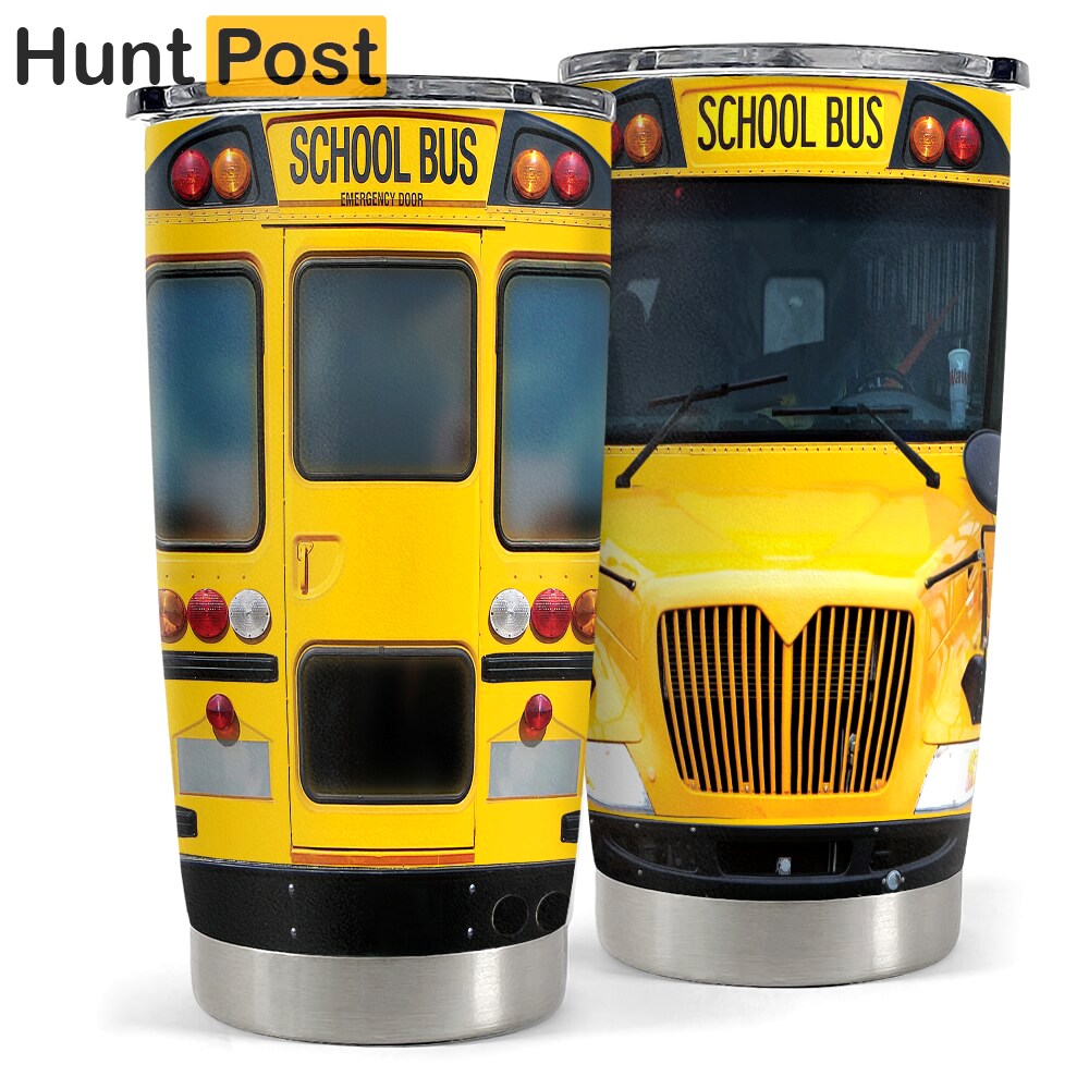 Bus driver tumbler school bus tumbler gift on back to school Personalized Tumbler