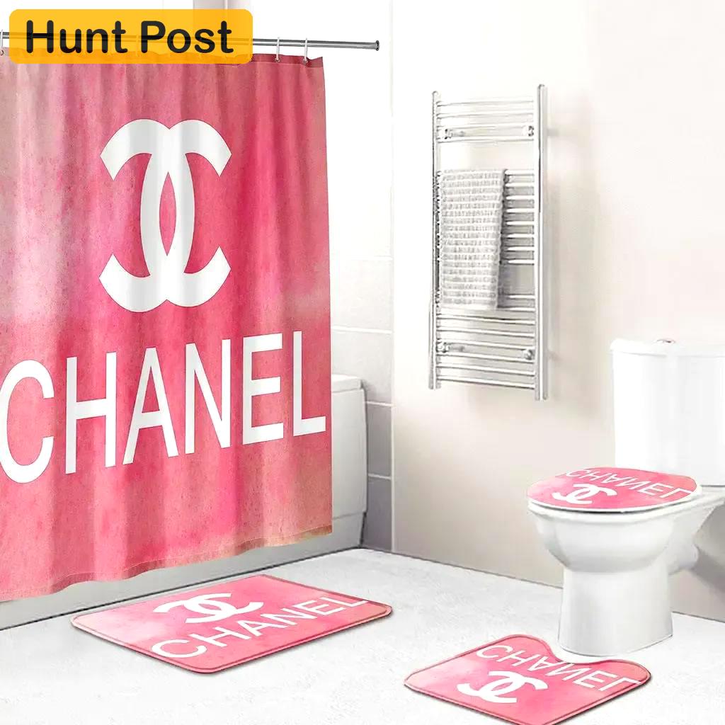 Chanel bath mat hypebeast home decor luxury fashion brand bathroom sets Bathroom Set