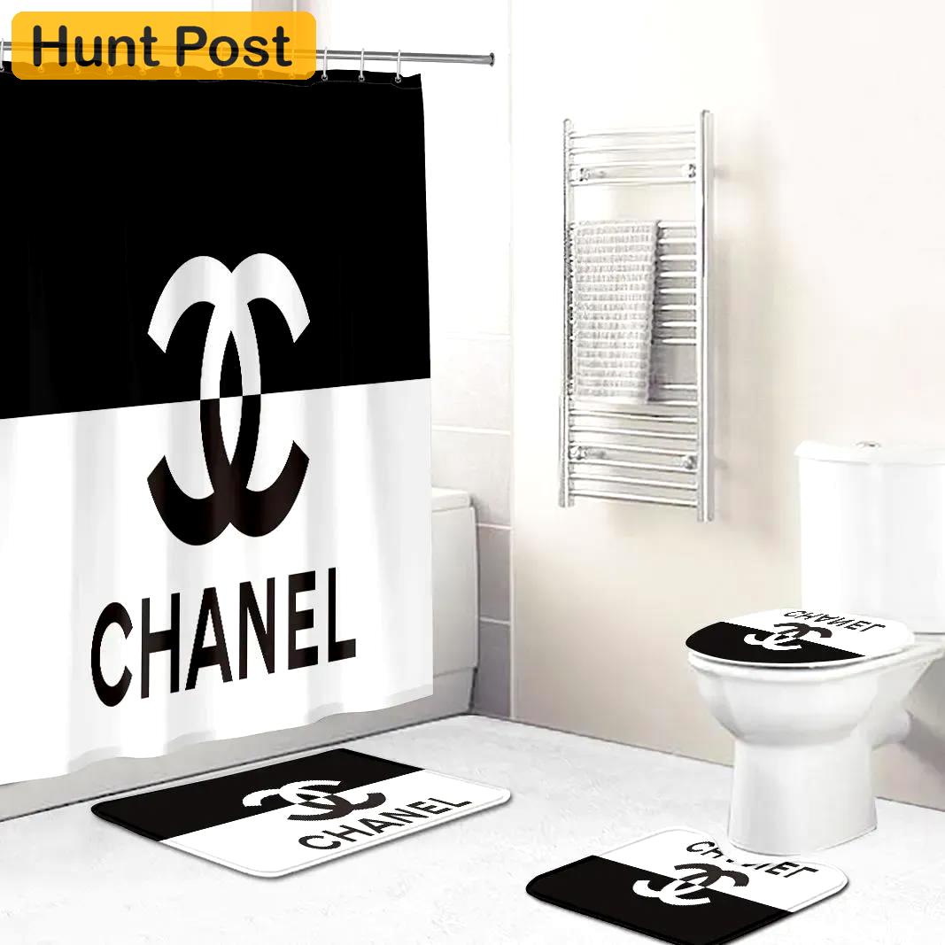 Chanel bathroom set home decor hypebeast bath mat luxury fashion brand Bathroom Set