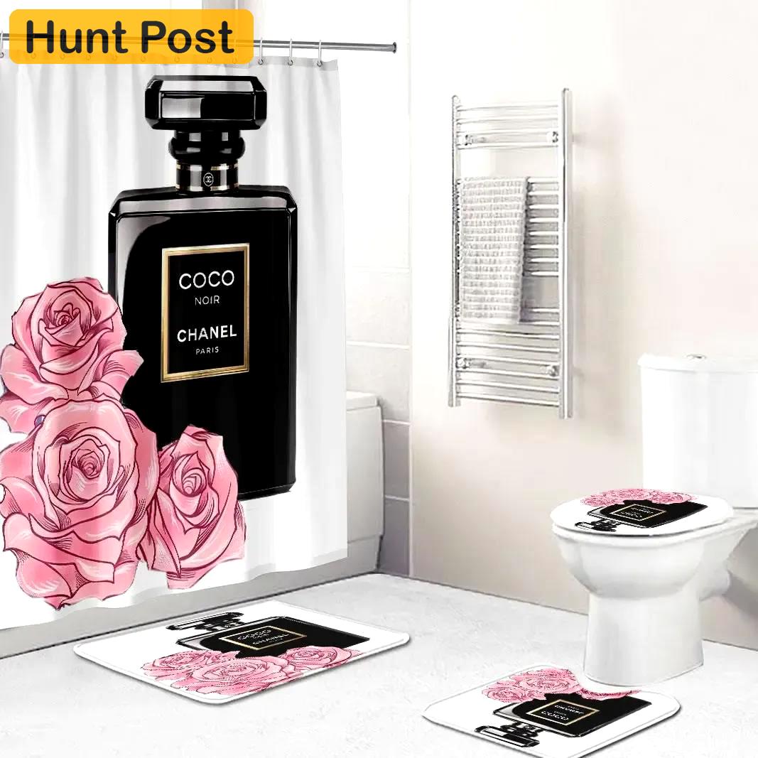 Chanel luxury fashion brand bath mat hypebeast bathroom sets home decor Bathroom Set