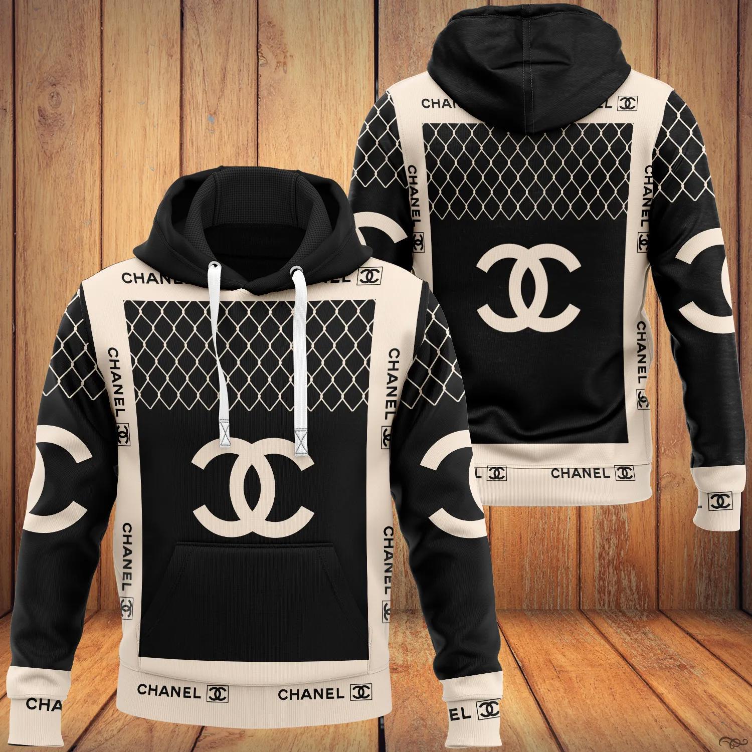 Chanel luxury unisex premium hoodie luxury brand outfit for men women Hoodie 3D