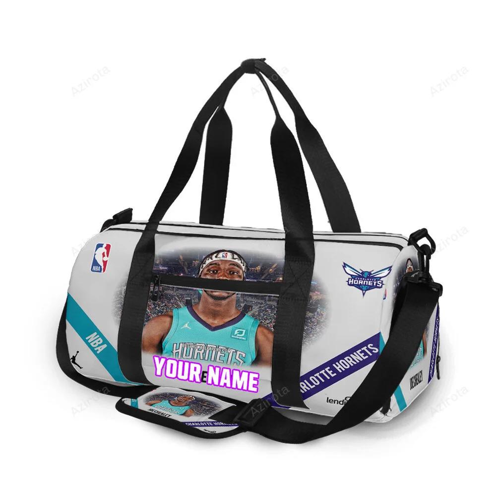 Charlotte hornets joe chealey1 personalized name travel bag gym bag 746 Travel Bag