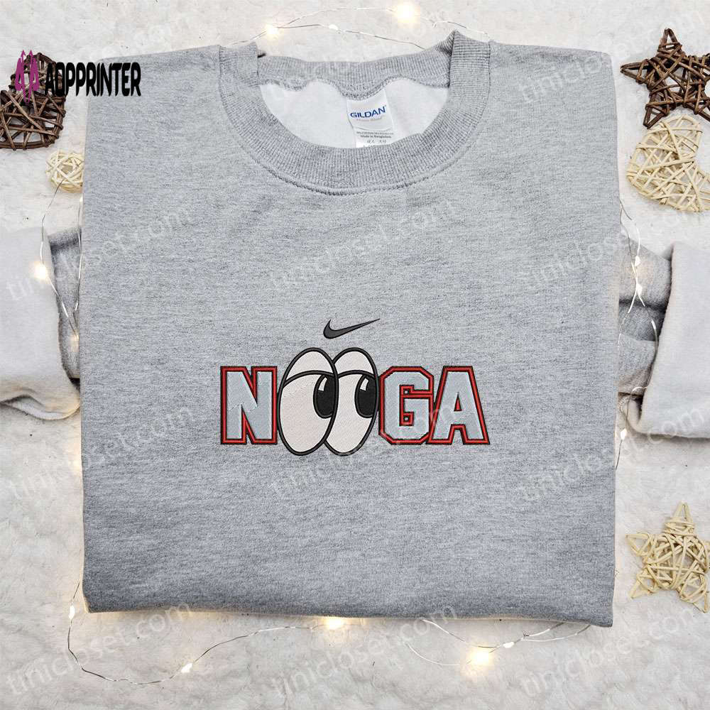 Chattanooga lookouts nooga x swoosh embroidered sweatshirt – mlb sport shirt best family gift Embroidered Shirt
