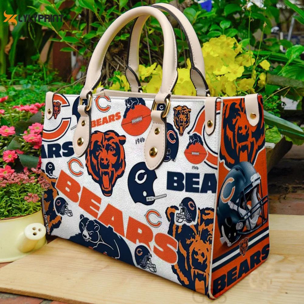 Chicago bears a1 leather bag g95 1670 Women Leather Hand Bag