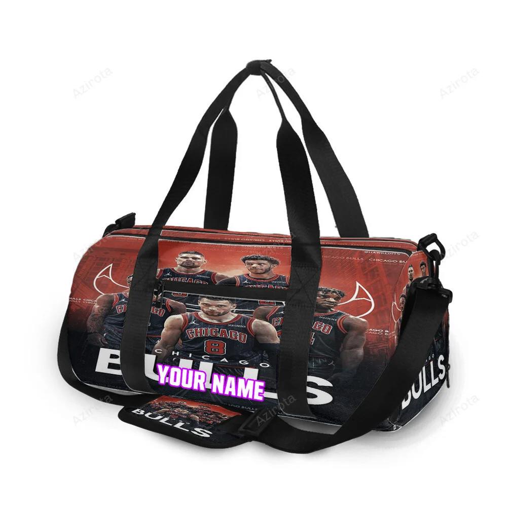 Chicago bulls players v11 personalized name travel bag gym bag 1555 Travel Bag