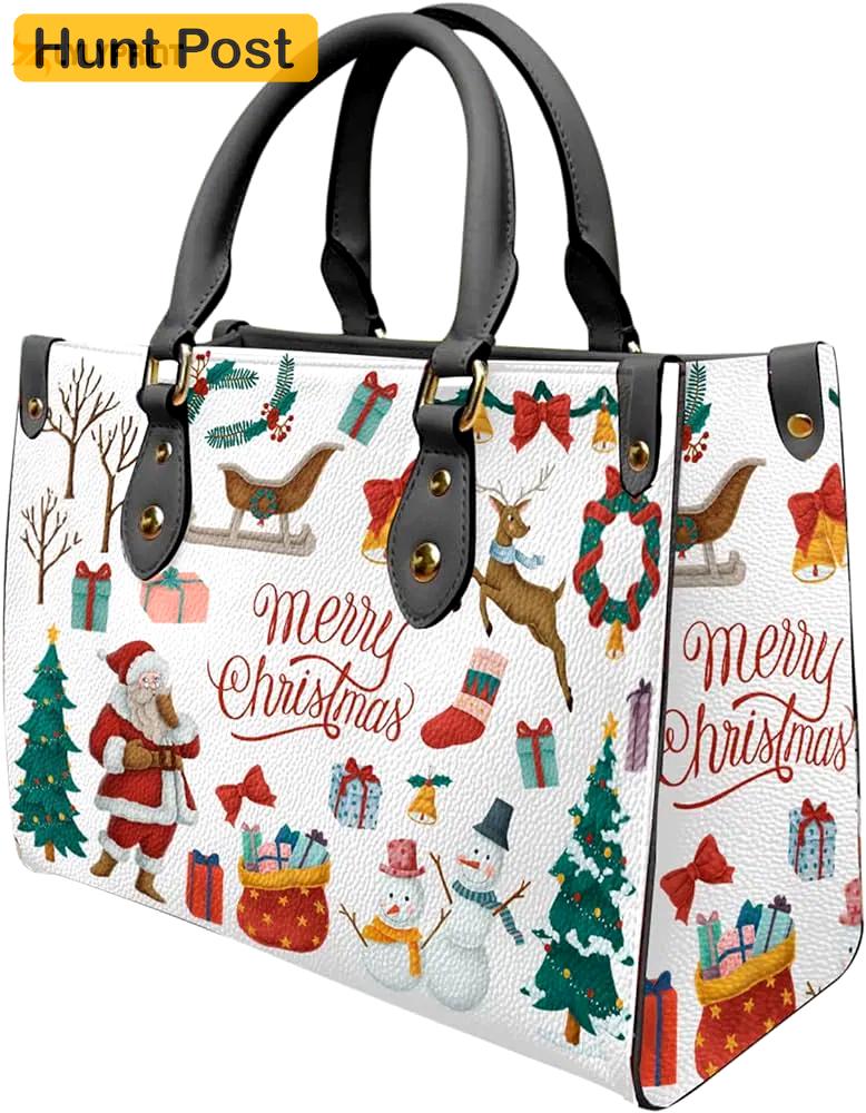 Christmas leather handbag for women gift 2409 Women Leather Hand Bag